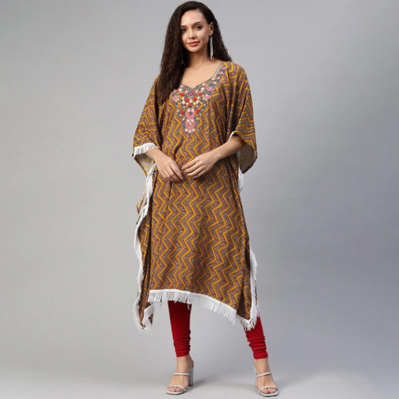 http://3.7.113.133/products/women-orange-brown-geometric-printed-thread-work-pure-cotton-kaftan-kurta