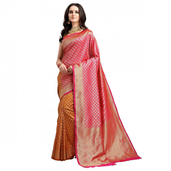 http://3.7.113.133/products/pink-mustard-yellow-ethnic-motifs-woven-design-half-half-kanjeevaram-saree